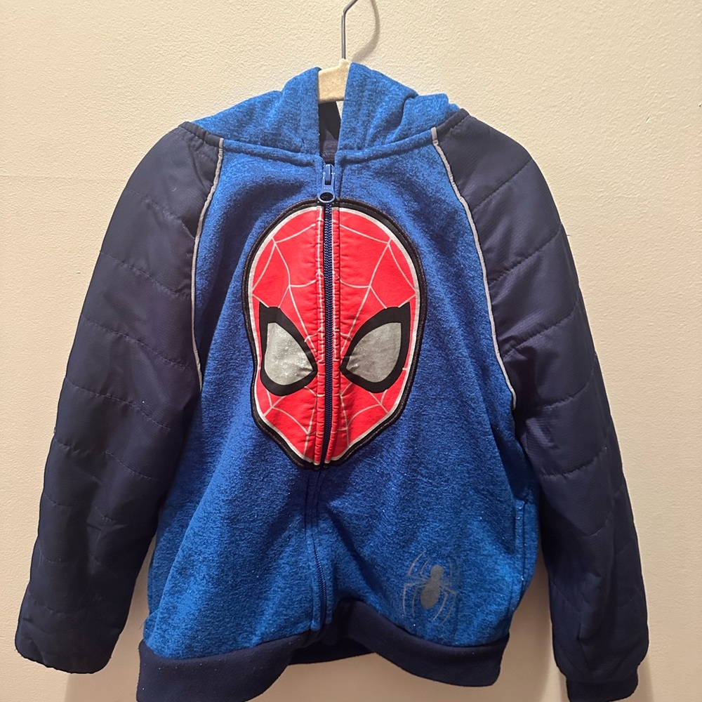 Kids Blue Spider Hero Costume Jacket